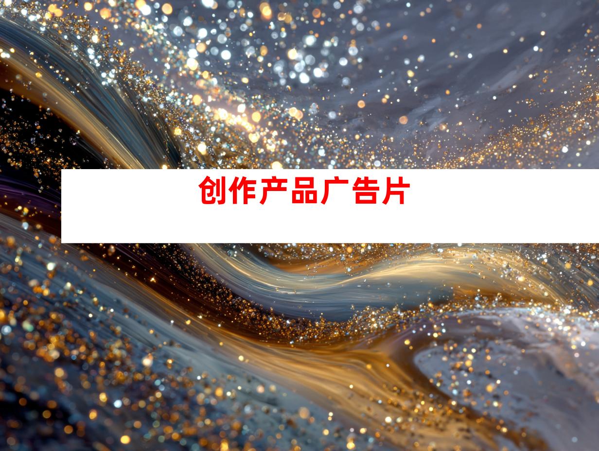创作产品广告片