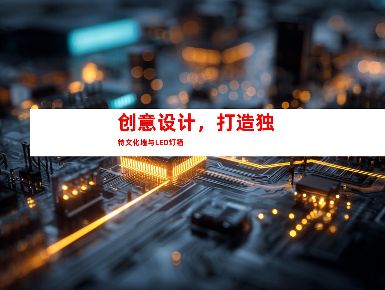创意设计，打造独特文化墙与LED灯箱