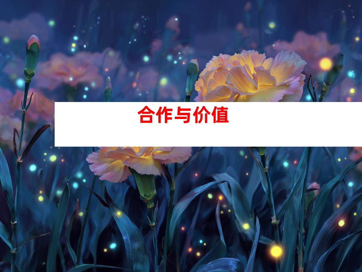 合作与价值
