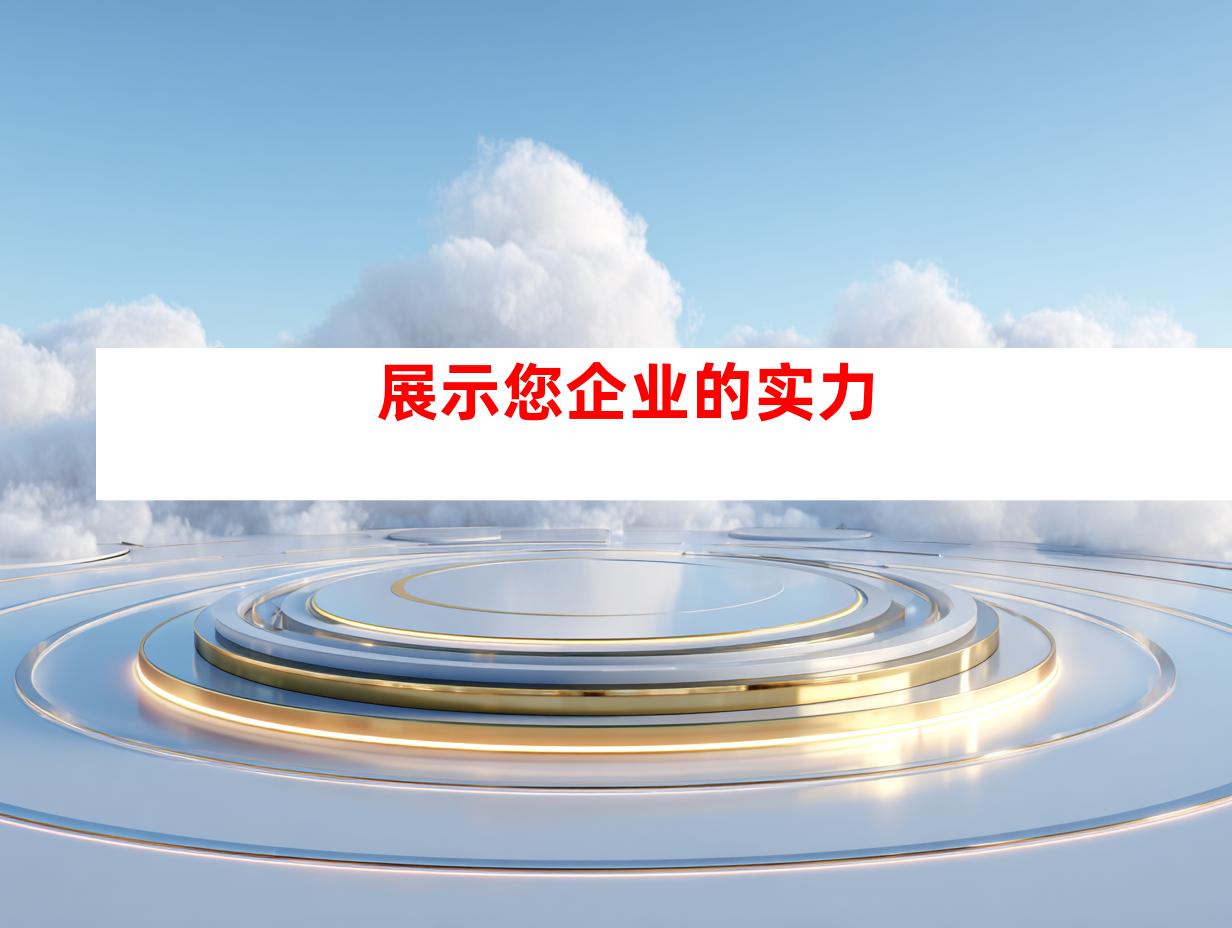 展示您企业的实力