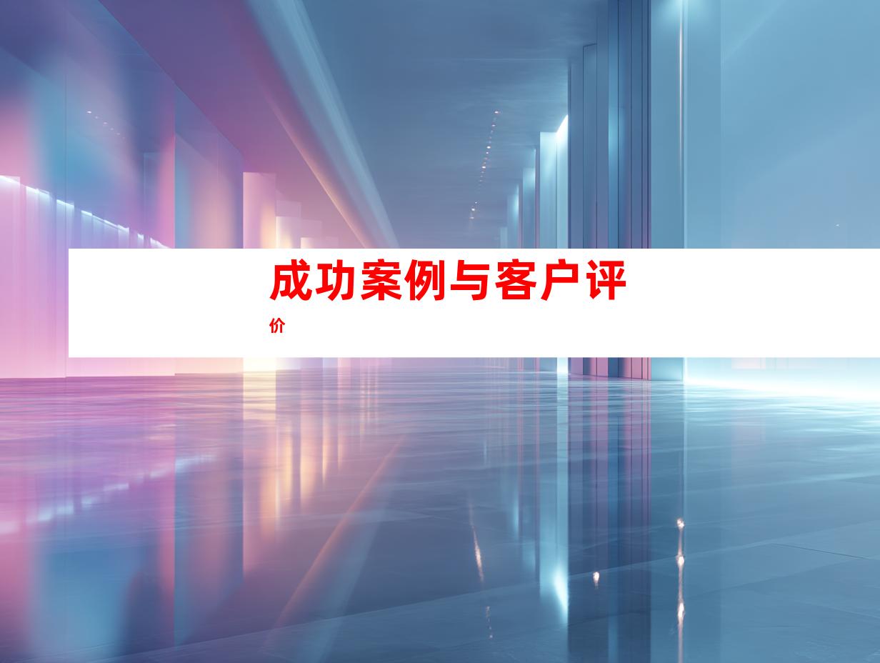 成功案例与客户评价