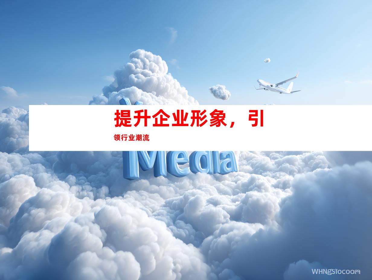 提升企业形象，引领行业潮流