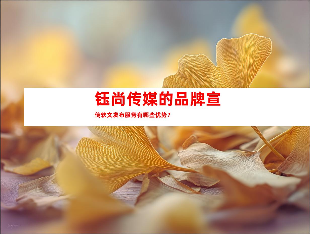 钰尚传媒的品牌宣传软文发布服务有哪些优势？
