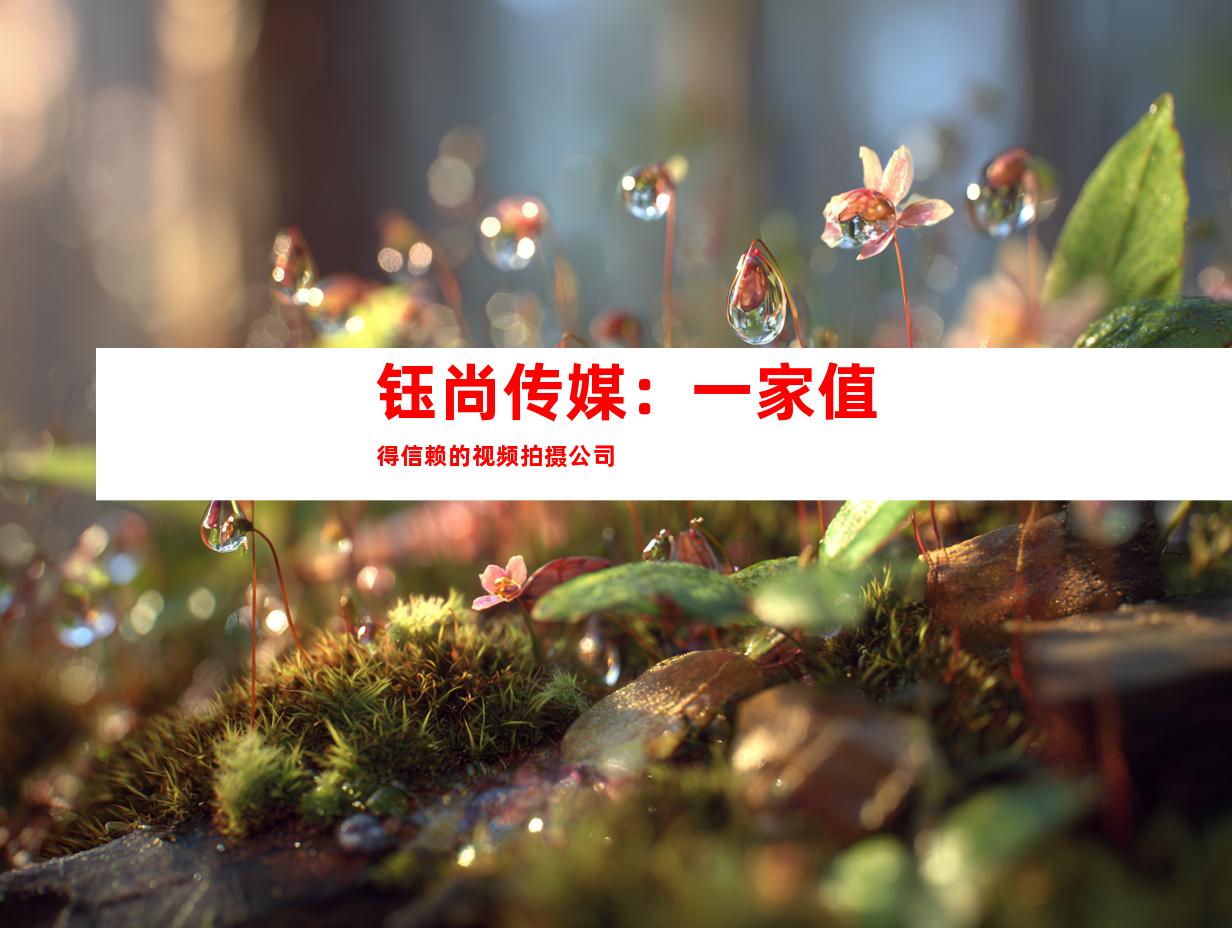 钰尚传媒：一家值得信赖的视频拍摄公司